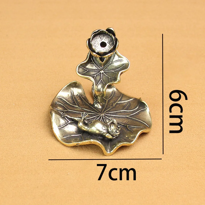 Древние Медные Украшения Для Пепельницы В Виде Листьев Лотоса С Обратным Потоком
