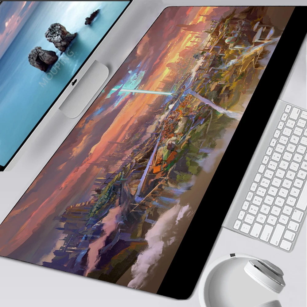 

Arcane Mouse Pad Accessories for Pc Gamer Special Design Gaming Laptops Mats 800X400 Personalized Keyboard Carpet Cheapest Pads