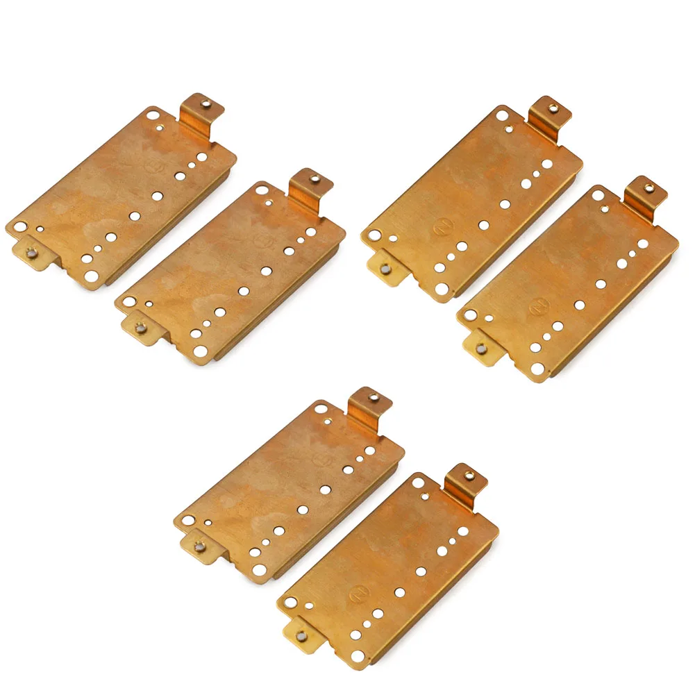 2 шт латунный хамбакер 50 мм Шея 52 Базовая пластина моста для электрогитары