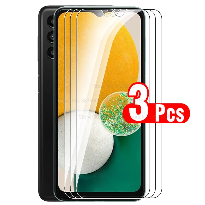 

3pcs 6.5inch protective glass for samsung a13 glass samsang smsung samsun a13 a 13 13a screen protectors safety film cover