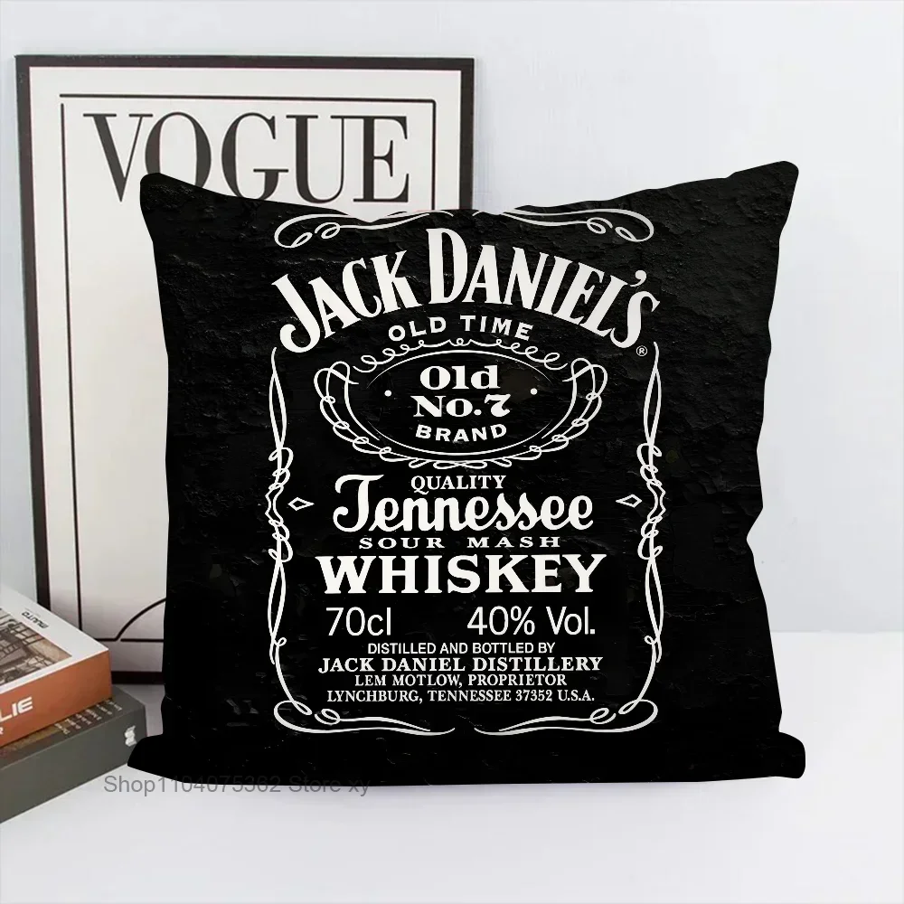 1 шт. J-JACK DANIELS виски брендовый логотип наволочка квадратная подушка спальня диван