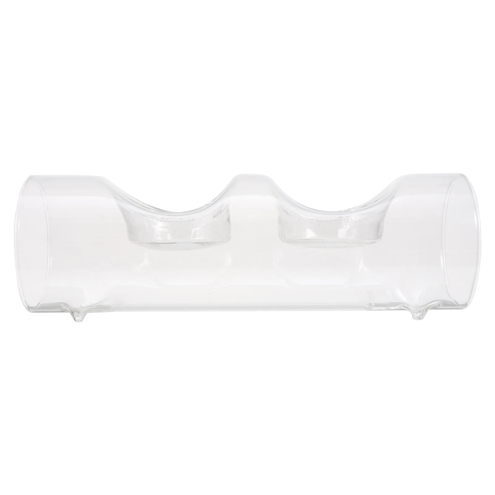 

1Pc Transparent Glass Candlestick Creative Tubular Stand Aroma Holder