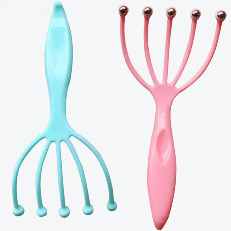 

Newest Handheld Five Fingers Claw Steel Ball Massager For Head Scalp Neck Relaxation Promotion