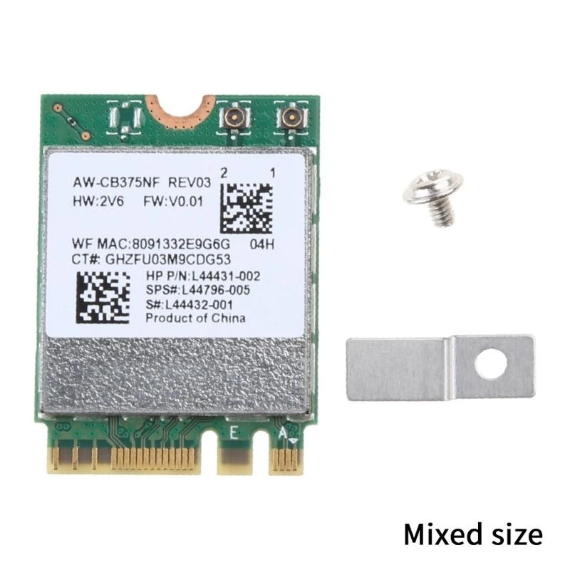 Половина Mini PCI-E-сетевая карта 2.4 1200M WLAN WIFI CARD RTL8822CE 802.11AC (art.: 3920d19ec614f) - 3920d19ec614f