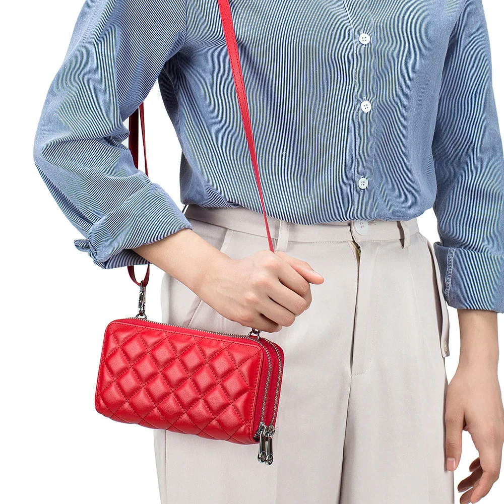 Luxury Brand Women Clutch Bag Large Capacity Women Wallets Cell Phone Pocket High Quality Multifunction Long Wallet for Women