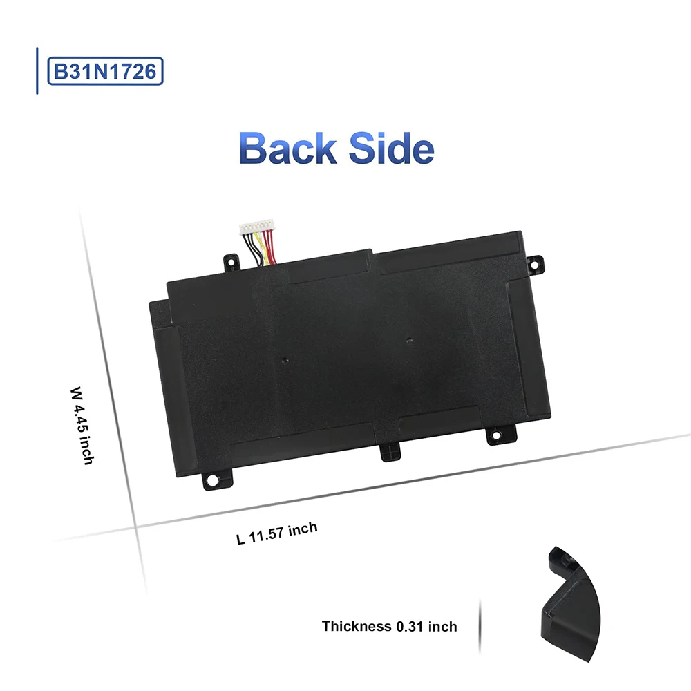 Аккумулятор B31N1726 для Asus FX80 FX86 TUF FX504 FX504G FX504GD FX504GE FX504GM FX505DT FX505DV FX505DU A15 FA506IU A17 FA706II