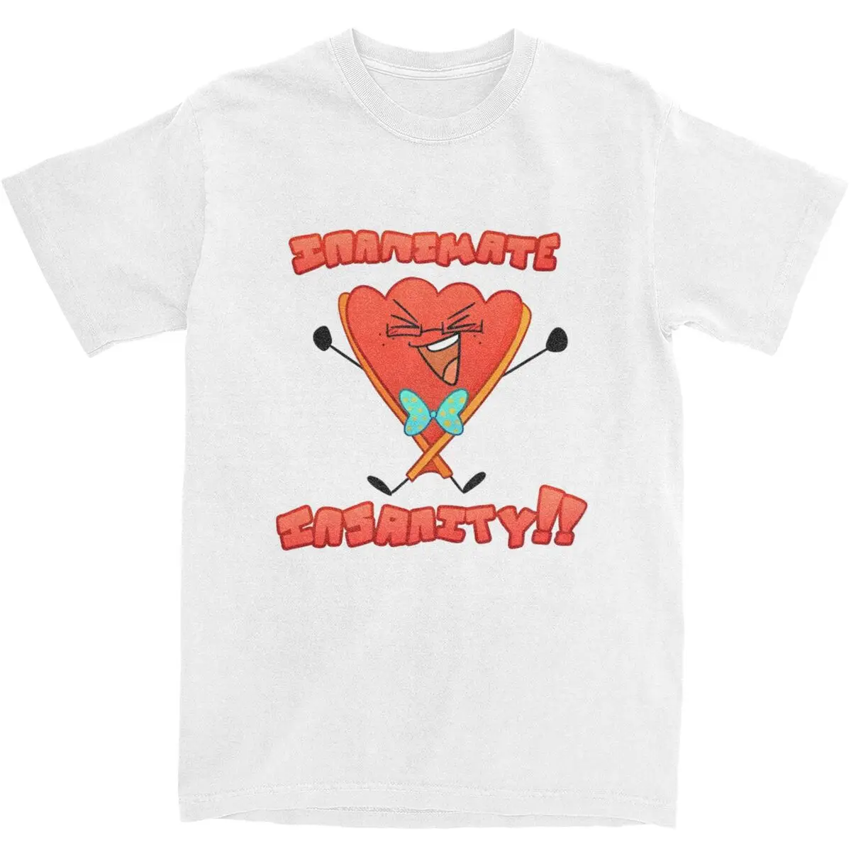 BFDI INANIMATE INSANITY футболки из 100% хлопка в стиле хип-хоп для мужчин летние Y2K