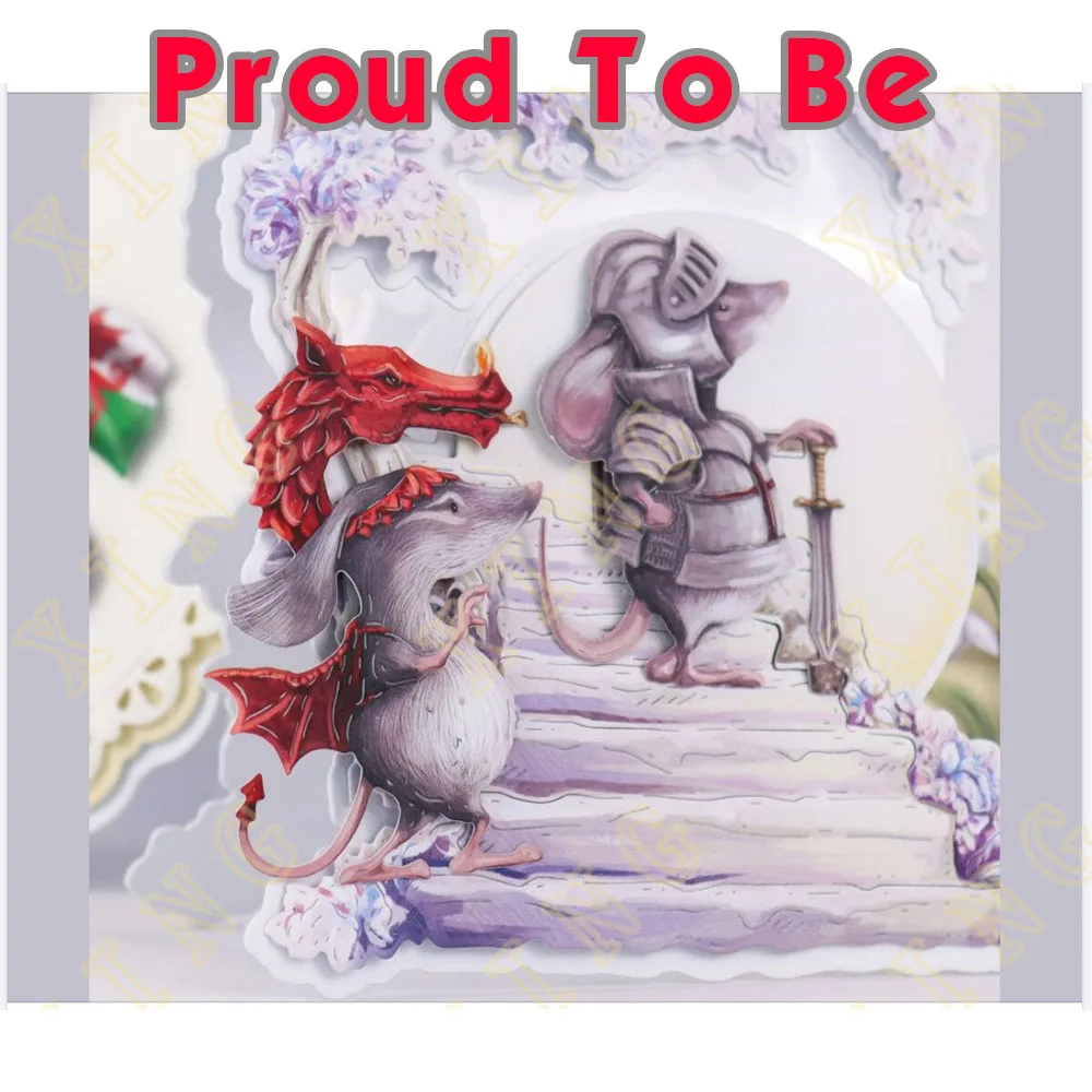 

Металлические Вырубные штампы с гордостью, декоративный трафарет с тиснением, шаблон «сделай сам», поздравительная открытка ручной работы,...