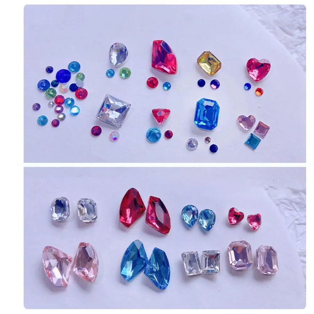 

Нежные ювелирные изделия Стразы, яркие легкие украшения для дизайна ногтей, драгоценные камни, аксессуары Стразы для ногтей