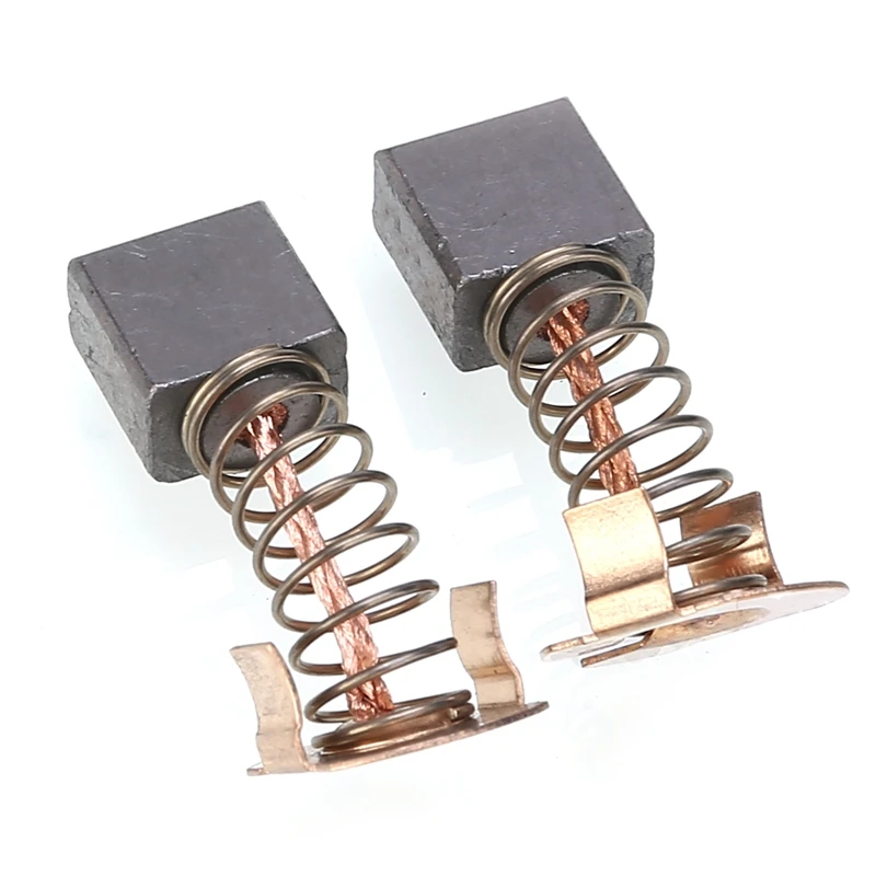 1 пара мини-угольных щеток для запасных частей двигателей электрической дрели CB441