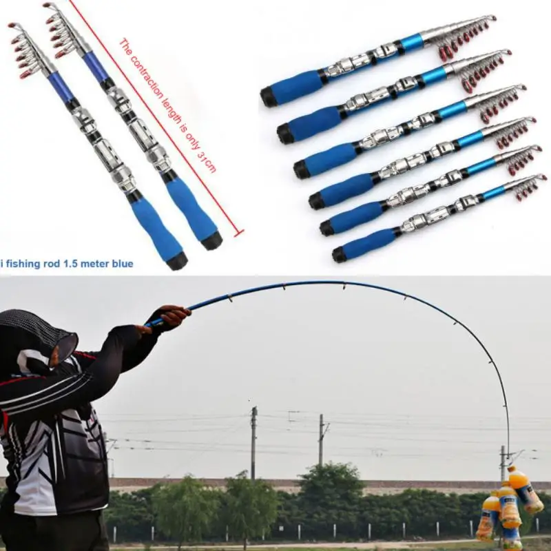 

pesca telescopic fishing rod Feeder rod Fishing rod carbon fiber Carp rods 2.1M 1.9M 1.7M 1M 1.2M 1.5M удочки Fishing goods