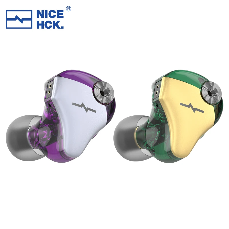 Наушники NiceHCK M5 Resin HIFI IEM 4BA + 1DD музыкальные наушники со съемным драйвером 0 78 мм