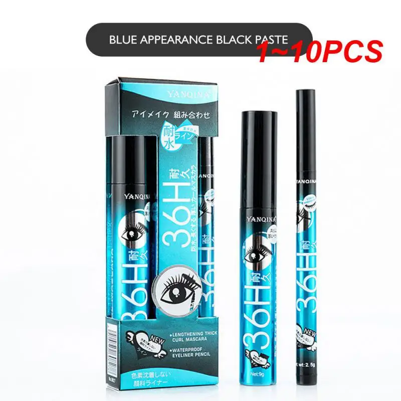 

1~10PCS Black Waterproof Liquid Mascara 4D Fiber Lashes Curling Thick Lengthening Black Mascara Volume Eyelashes Korea Makeup