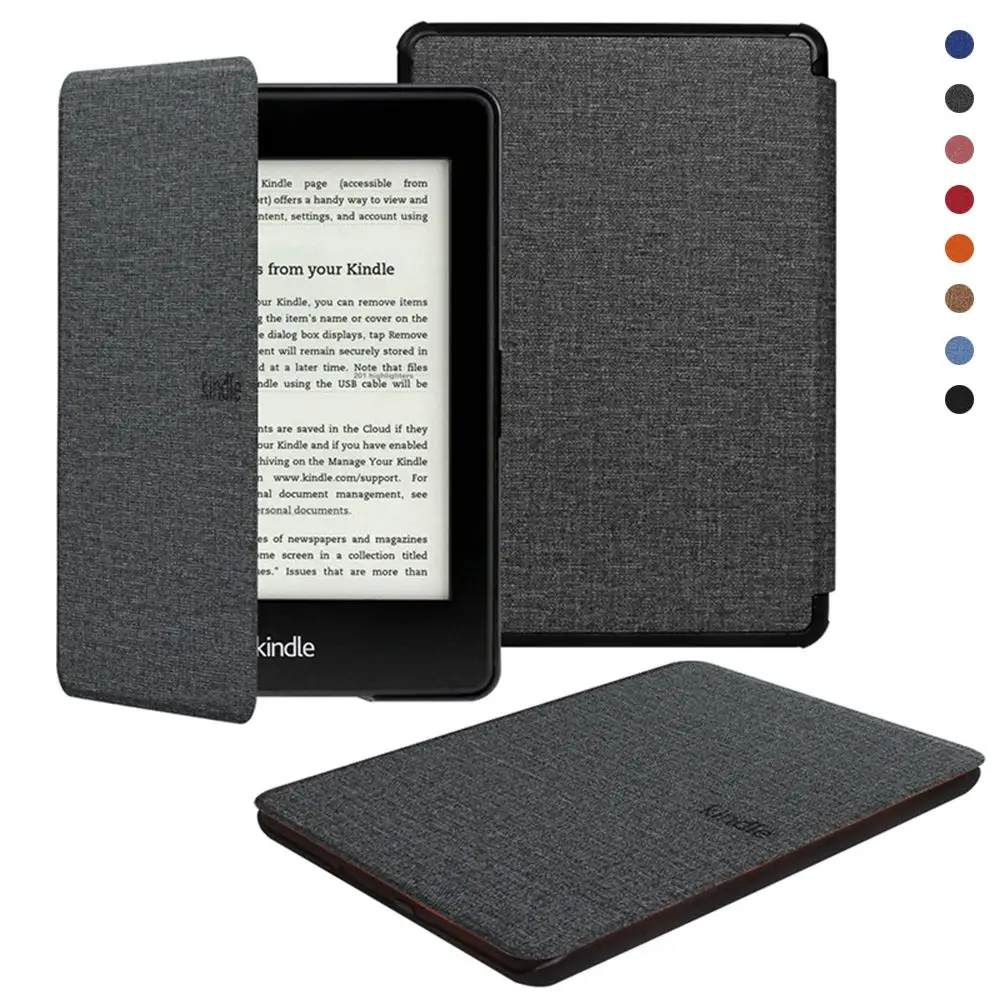 

Shell Auto Wake/Sleep Smart Cover Folio Case 6.8 Inch PU Leather For Kindle Paperwhite 5 11th Generation 2021