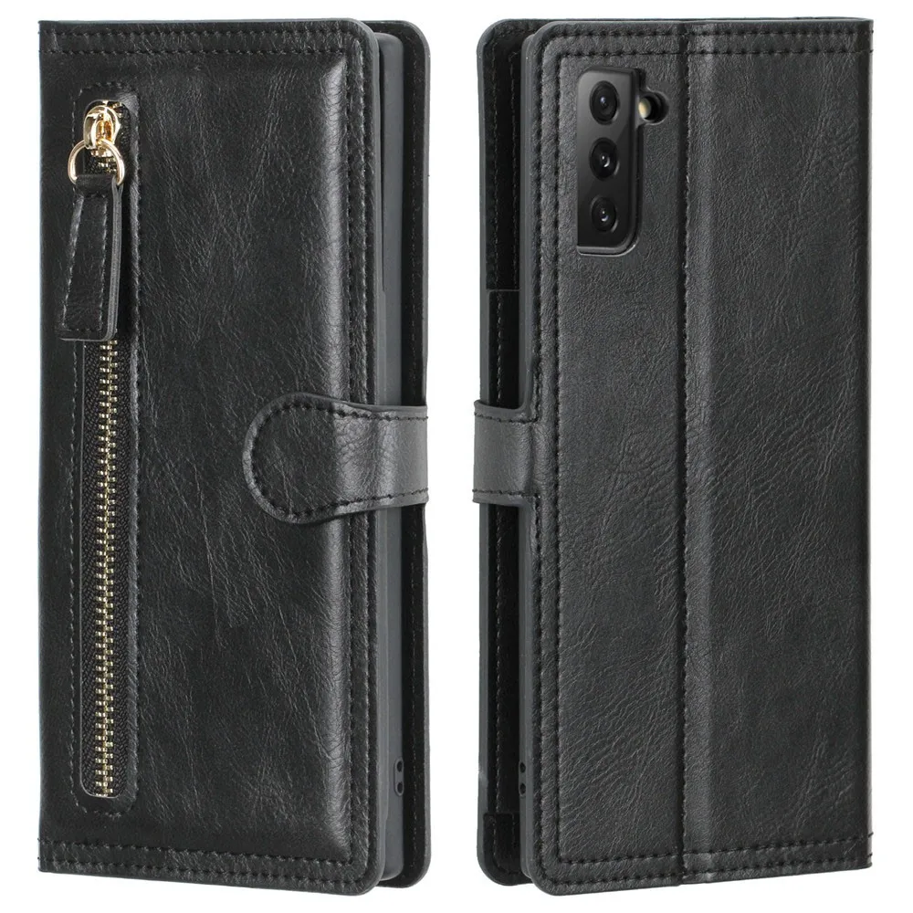 

For Samsung Galaxy S21 FE 5G Leather Skin Flip Wallet Book Phone Case Cover For samsung S21 FE S21fe Funda SM-G990B G990U G990W