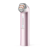 2020 ems derma roller microcurrent massager led photon therapy at home beauty instrument with rf