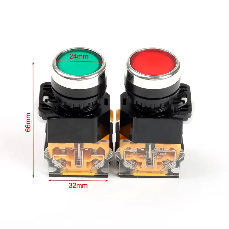 

Кнопка мгновенного действия пластиковая 22 мм
