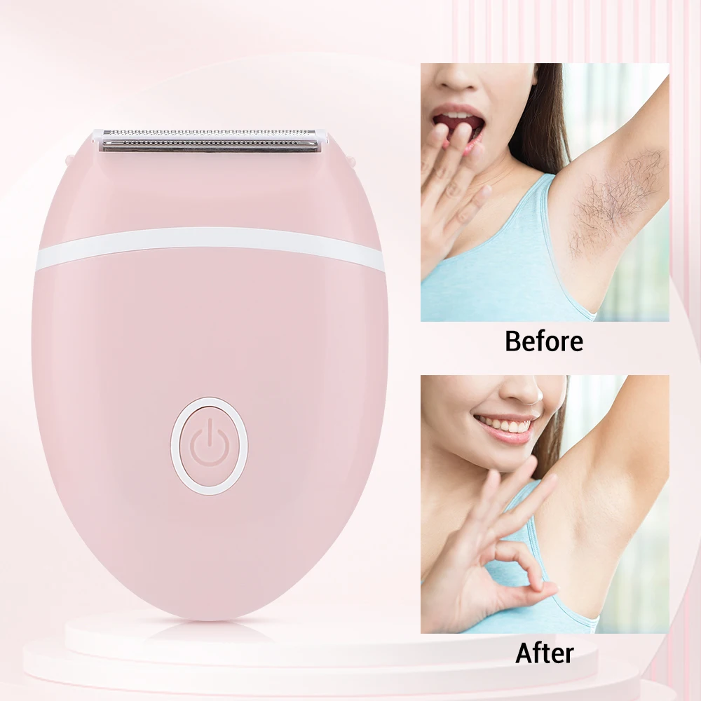 

Women Electric Epilator USB Rechargable Shaver Bikini Underarm Leg Face Hair Removal Trimmer Body Depilador Safe Shaving Machine