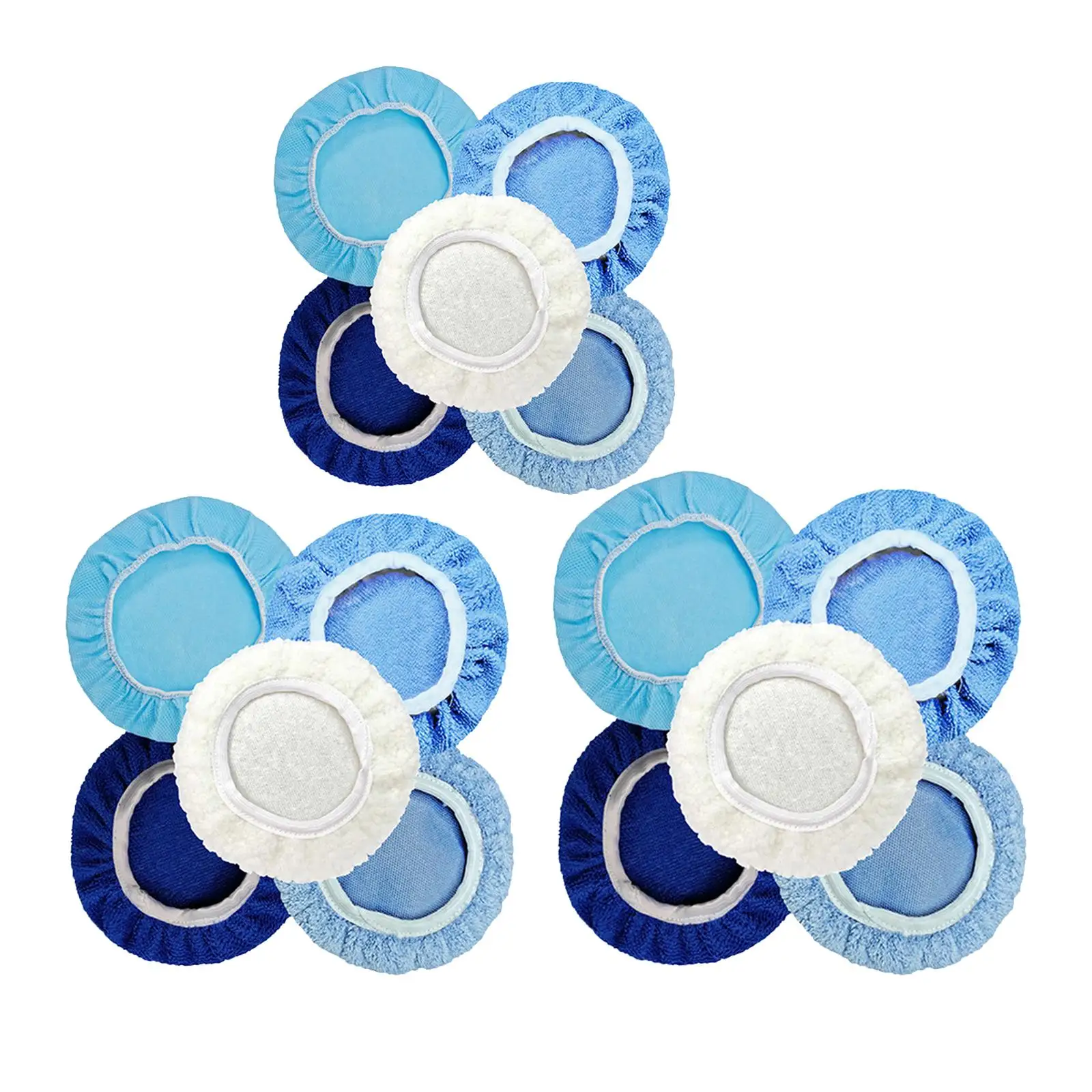 

5Pcs Car Orbital Buffer Polisher Pad for Cleaning Sealing Glazesing