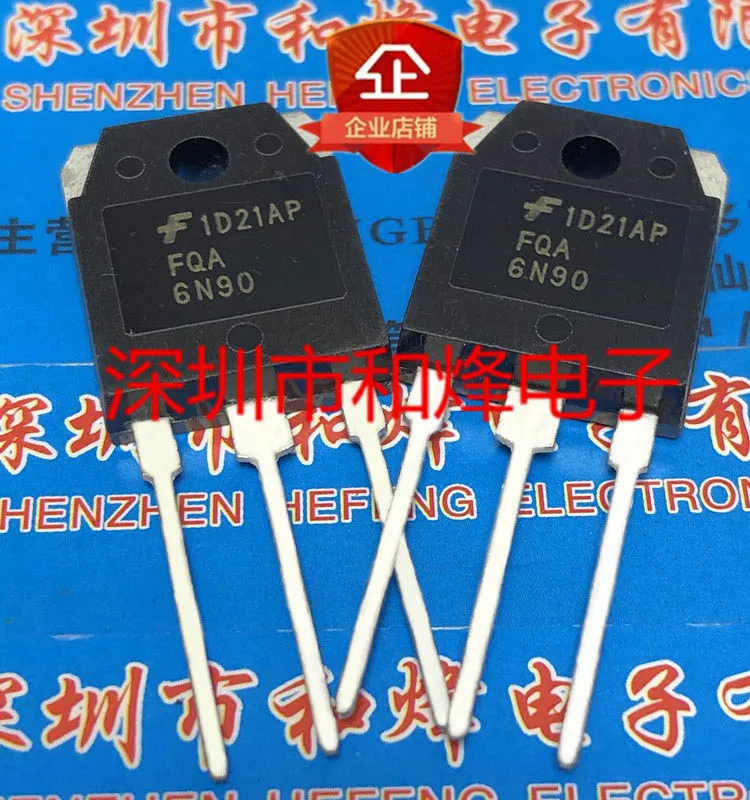 1ШТ FQA6N90 TO-3P 6.4A 900 В |