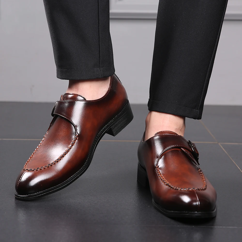 

2022 Italian Dress Shoes Men Wedding Party Shoes High Quality Casual Loafer Male Designer Flat Shoes Plus Size 38-48 Loafers Men