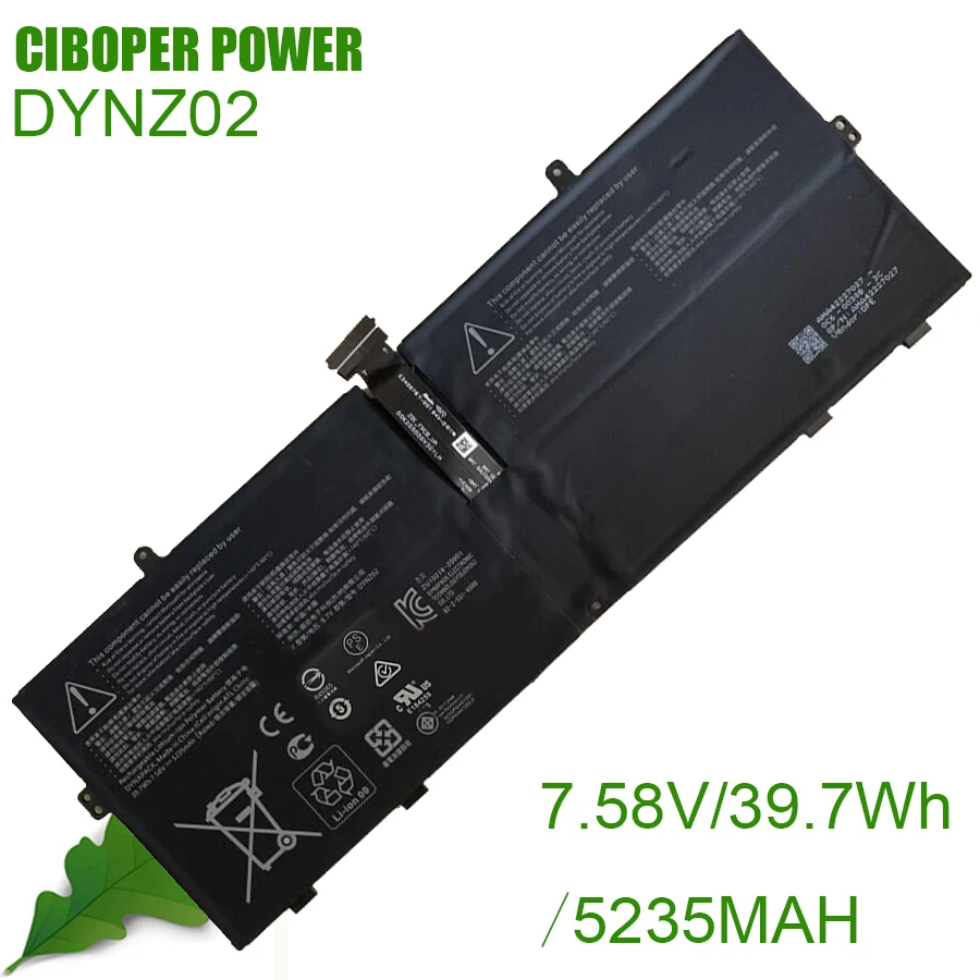 CP Original Tablet Battery DYNZ02 7.58V/39.7WH/5235mAh For Laptop Go 1943 Series Notebook