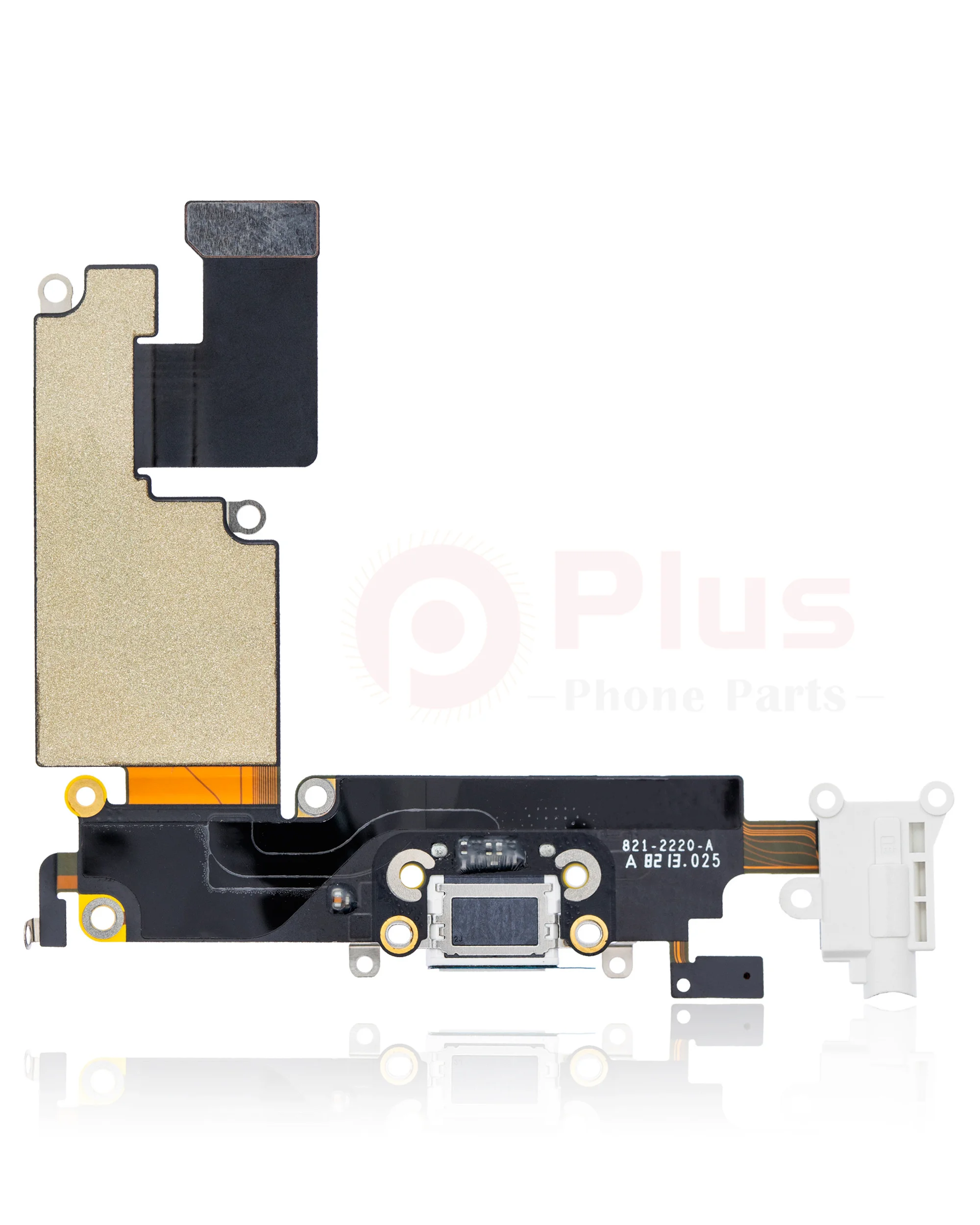 

Charging Port Flex Cable With Microphone And Headphone Audio Jack Replacement For iPhone 6 Plus (Aftermarket) (Gold)