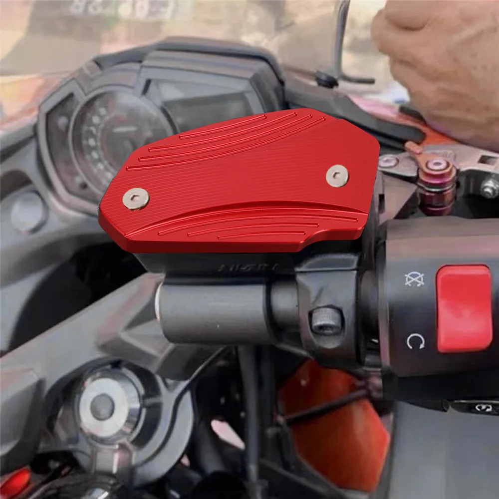Фото Для Kawasaki Vulcan S 650 Z900 Z650 Z800 ER6N VERSYS 650 Мотоцикл Ebrake жидкостный цилиндр Главный резервуар масляной заливной крышки Защита №4