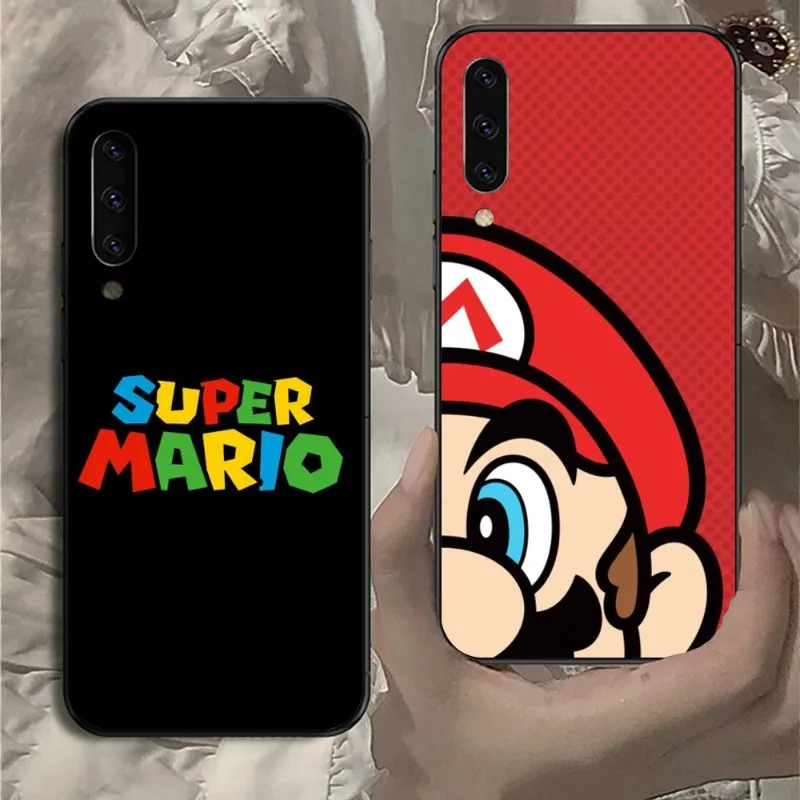 Super MMario Game Phone Case for Samsung Note 9 10 20 Plus Pro Ultra J6 J5 J7 J8 Black Soft Cover Funda Shell