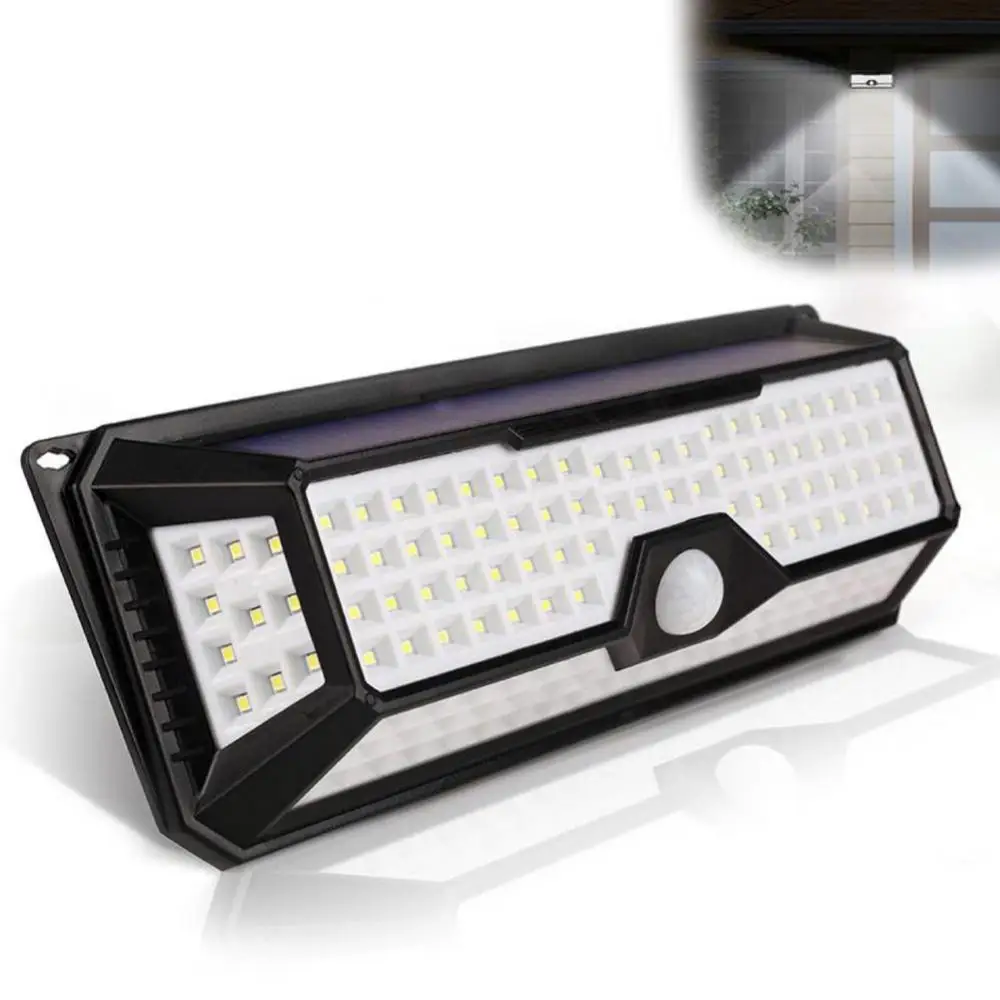 

Уличный светильник на солнечной батарее с датчиком движения, 136 светодиодов