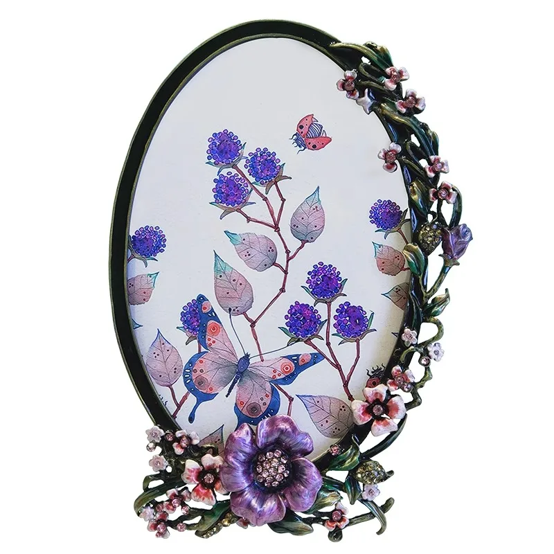 3-дюймовая 6-дюймовая овальная цветочная фоторамка для маленьких детей подарок на