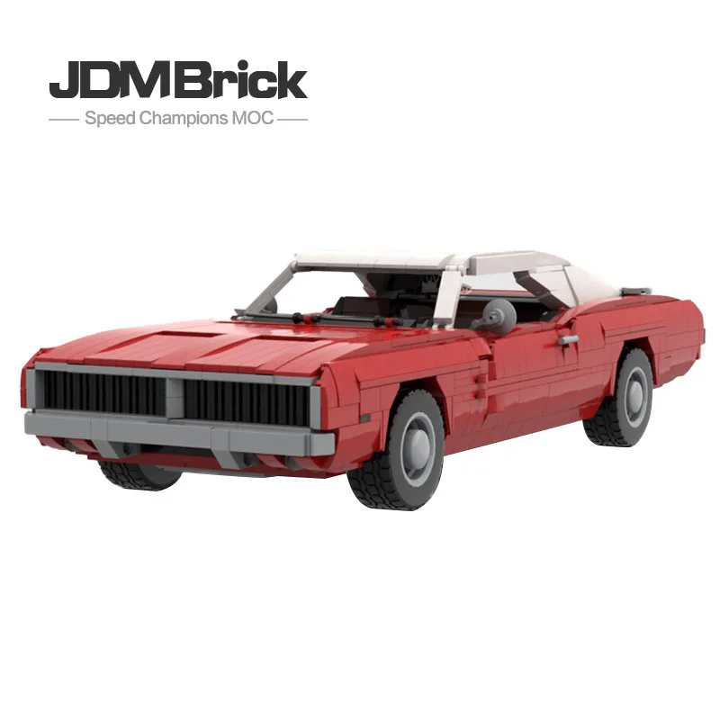 

MOC-37066 Domestic Building Block Assembly Set Creative Series 1969 Automotive Inspired Boys' Toys