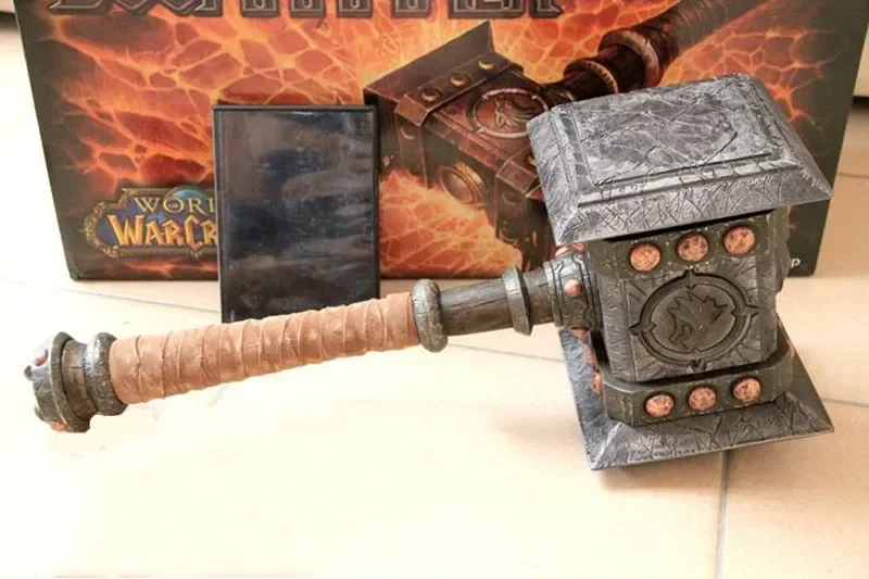 1:1 масштаб 58 см WOW Ogrim Doomhammer смола молот оружие модель взрослый косплей костюм