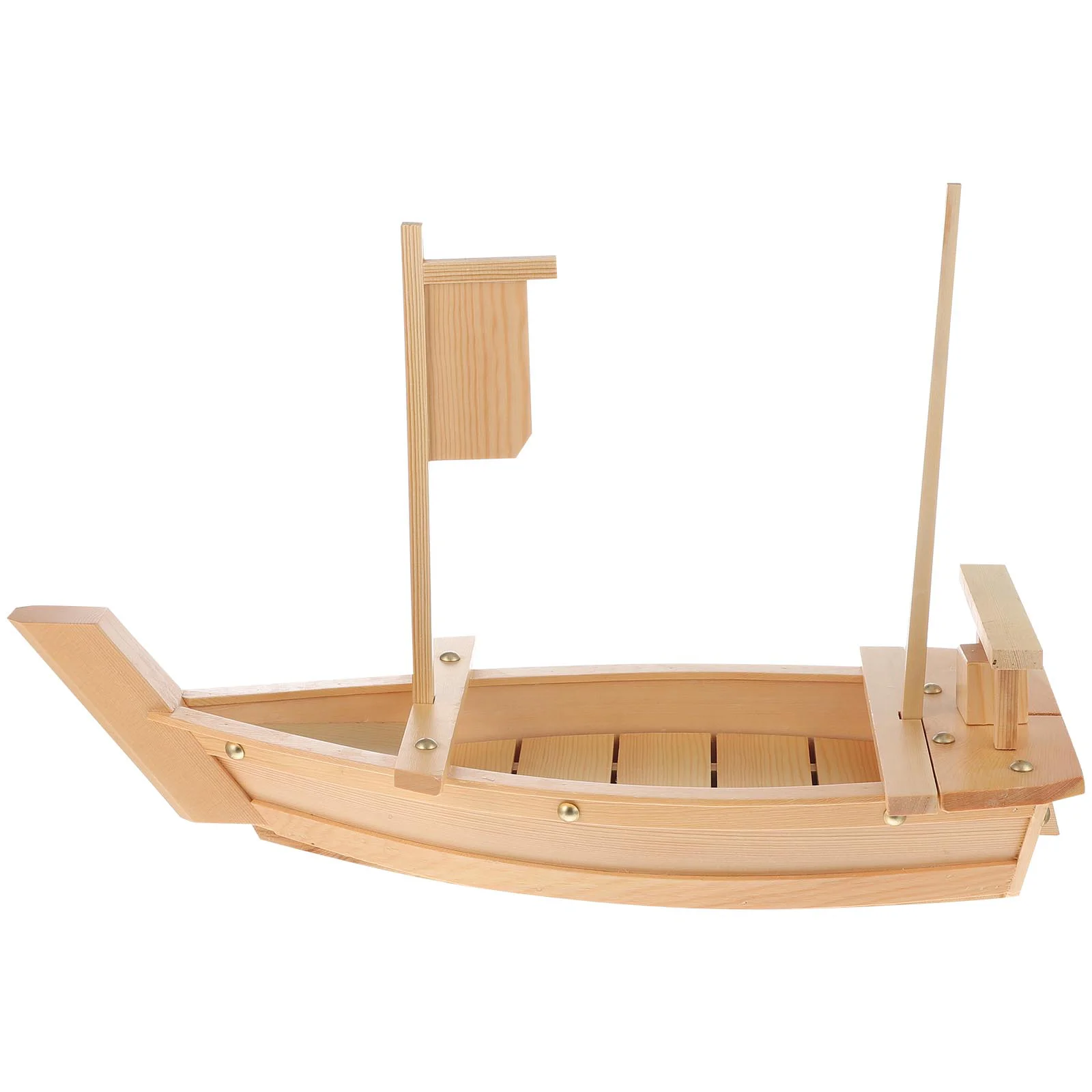 

Sushi Plate Serving Boat Tray Platesboats Wooden Wood Platter Sashimi Appetizer Large Board Bowl Dishtrays Japanese Dessert