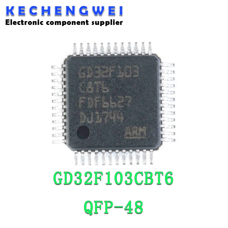 

5 шт./лот GD32F103CBT6 GD32F103 QFP-48