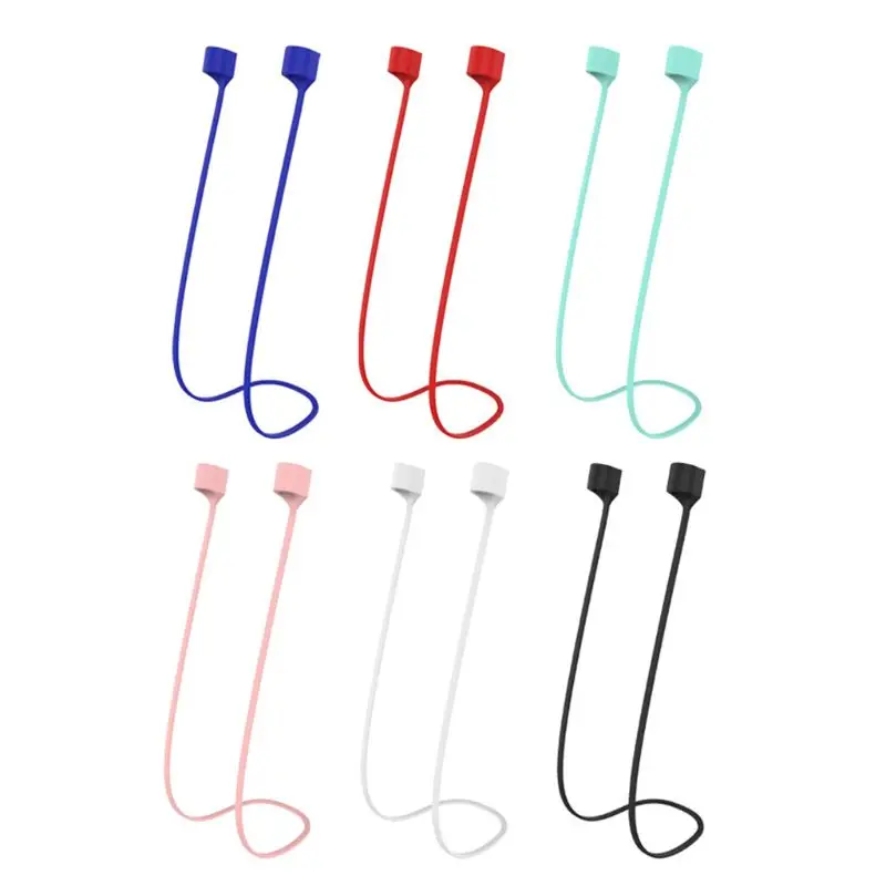 

Прочные шнуры, провода, разноцветные мягкие силиконовые аксессуары для наушников E1YA, совместимы с Airpods Pro