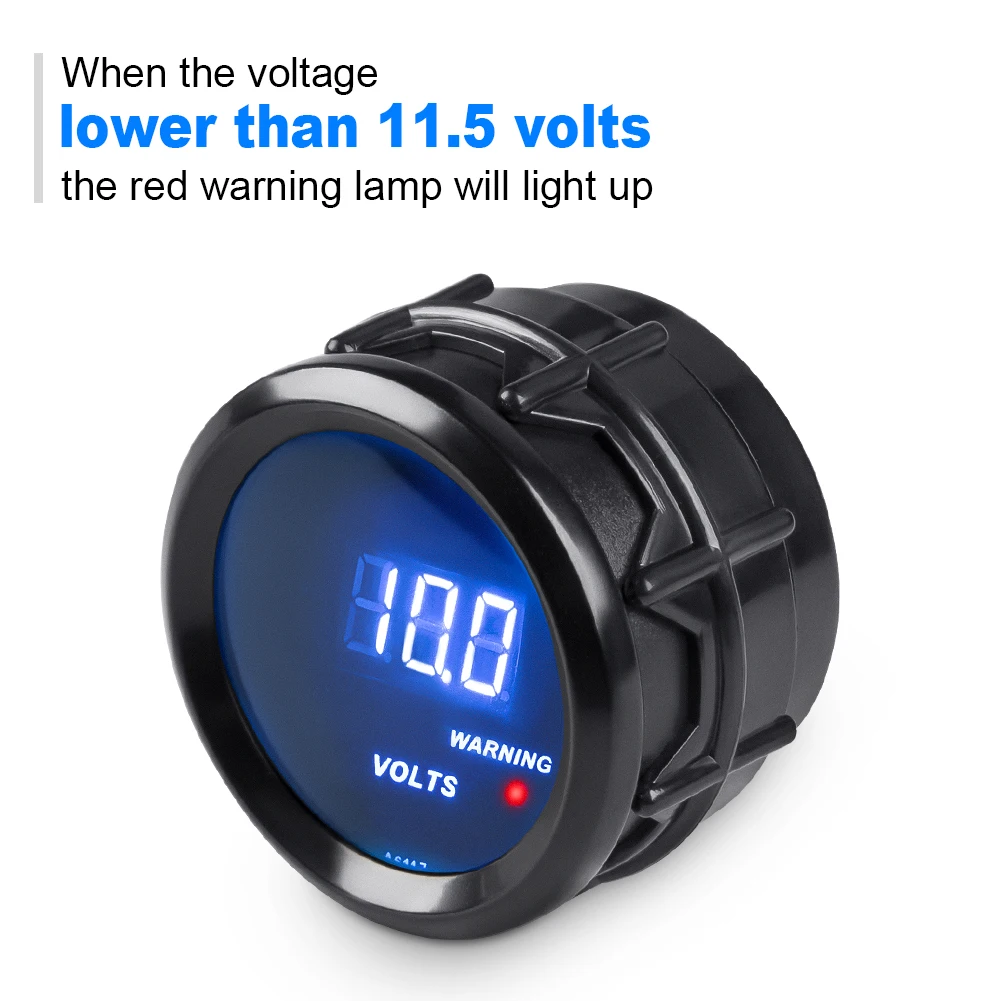 Цифровой Автомобильный Манометр Масла 0-150 Фунтов На Квадратный Дюйм 2 Дюйма 52 Мм