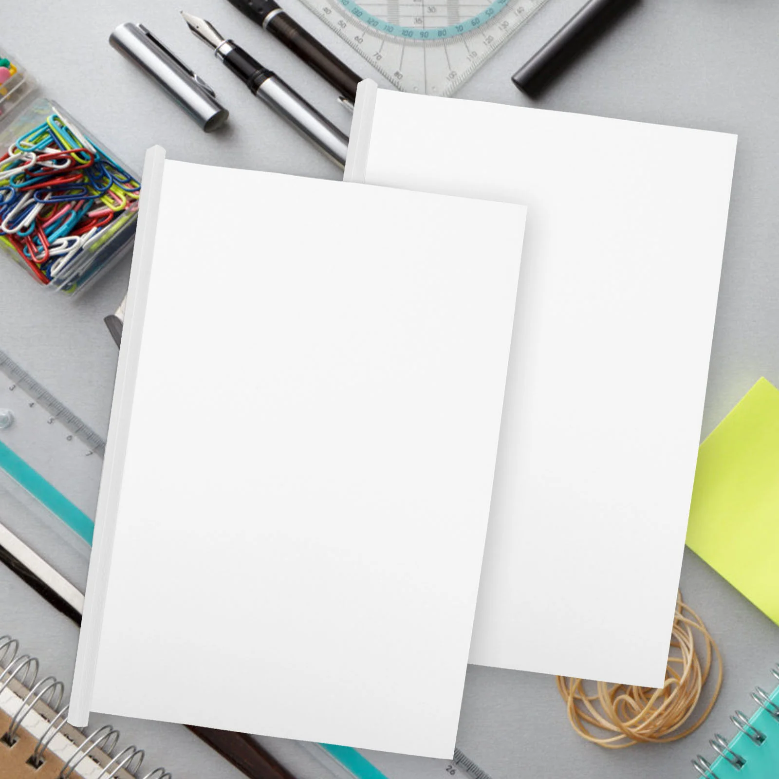 10 шт. папки с ящиком для файлов школьные принадлежности самоклеящиеся зажимы