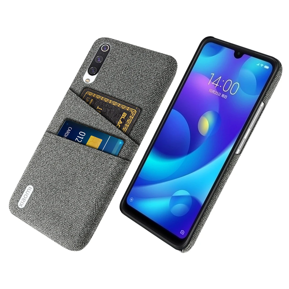 

Mi A3 For Cover Xiaomi MI A3 Case Luxury Fabric Dual Card Phone Cover For Xiomi Xiaomi MiA3 Mi A 3 A3 Funda bumper Coque Capa