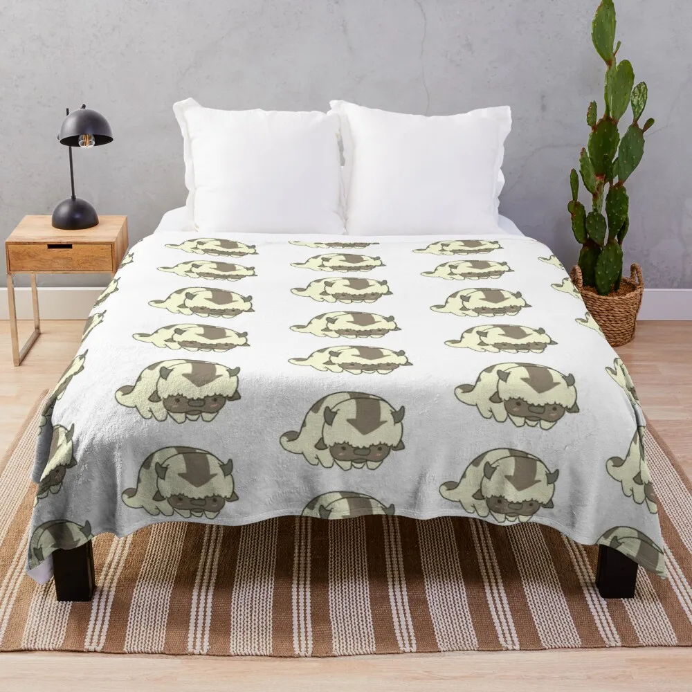 

Custom Blanket Bed Fabric Chibi Appa Throw Blankets