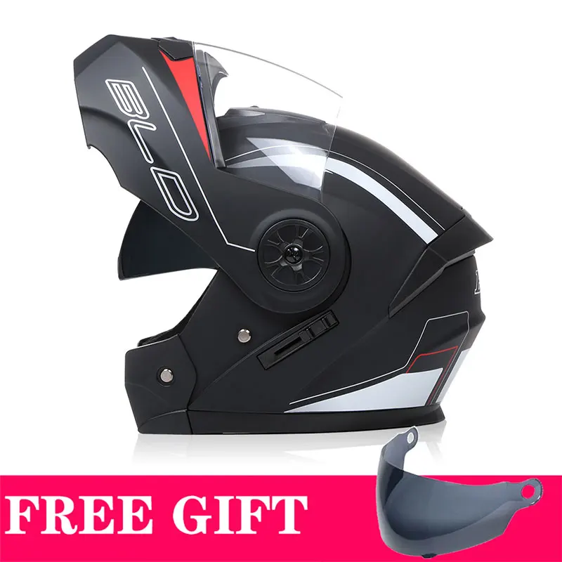 

Мотошлем на все лицо для мужчин и женщин, модульный мотоциклетный откидной шлем, одобрен DOT ECE