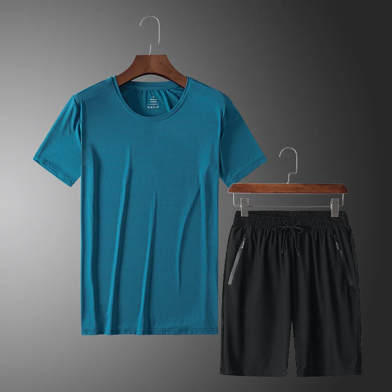 

Men's & Women's Clothing Cycling Set Ice Silk Short Sleeves Causal Sport Fitness Running Outdoor for Couples Summer Comfortable