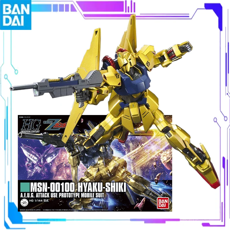 

Bandai Gunpla Hguc 200 Hg 1/144 Msn-100 Gundam Hayaku Shiki Revive Assembly Model Movable Joints Collectible Models Kids Gift