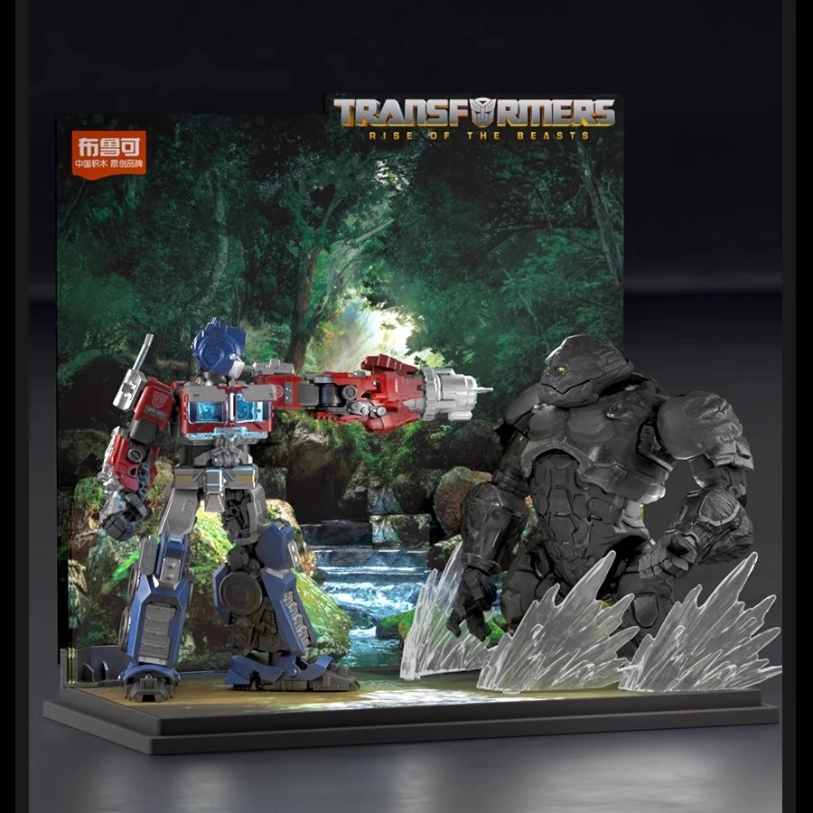 

New Transformers Figure Assemble Blocks Classic Optimus Prime Bumblebee Captain Gorilla Natural Disaster Collection Trendy Armor