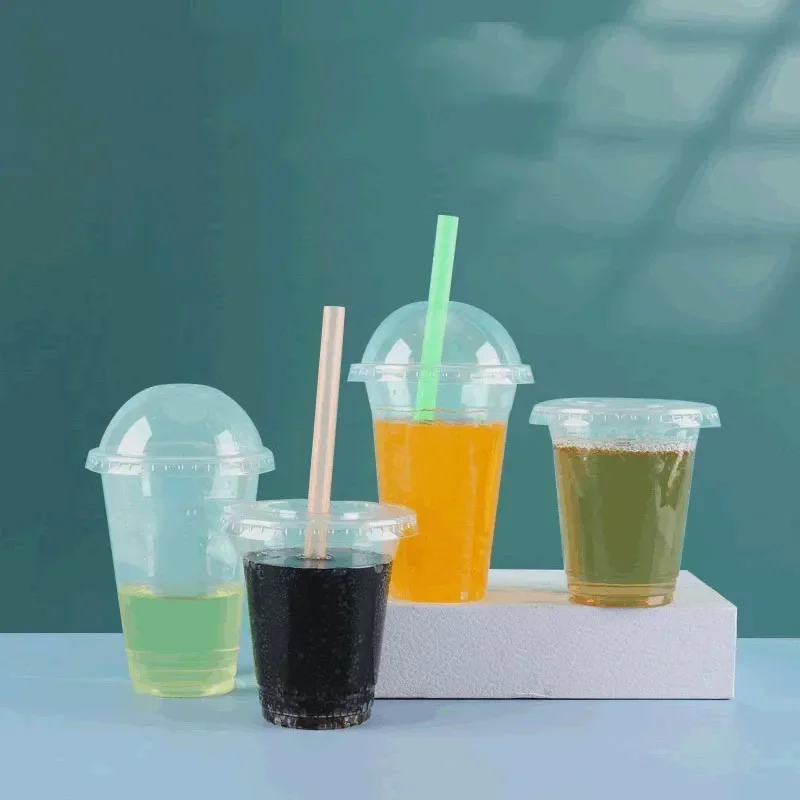 

Прозрачные пластиковые колпачки для смузи, напитков, молока, одноразовых стаканчиков, чая на вынос, 360/480 мл сока, 30 шт.