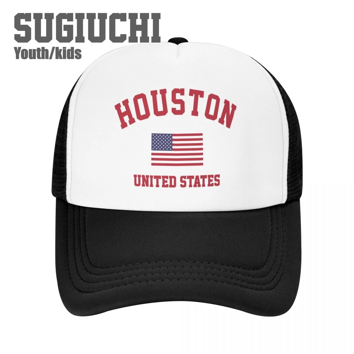 

Kids Mesh Cap Hat Houston Of USA United States City Baseball Caps for Youth Boys Girls Pupil Children's Hats Outdoor Unisex