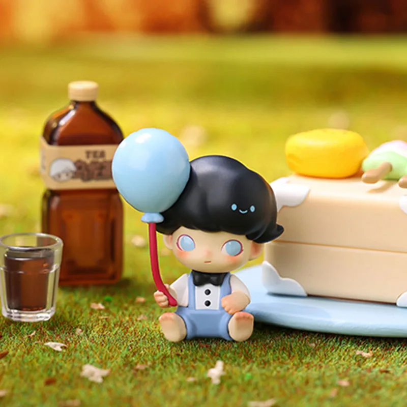 Dimoo гуляйте вместе реальные игрушки Popmart Kawaii модель загадочной коробки угадай