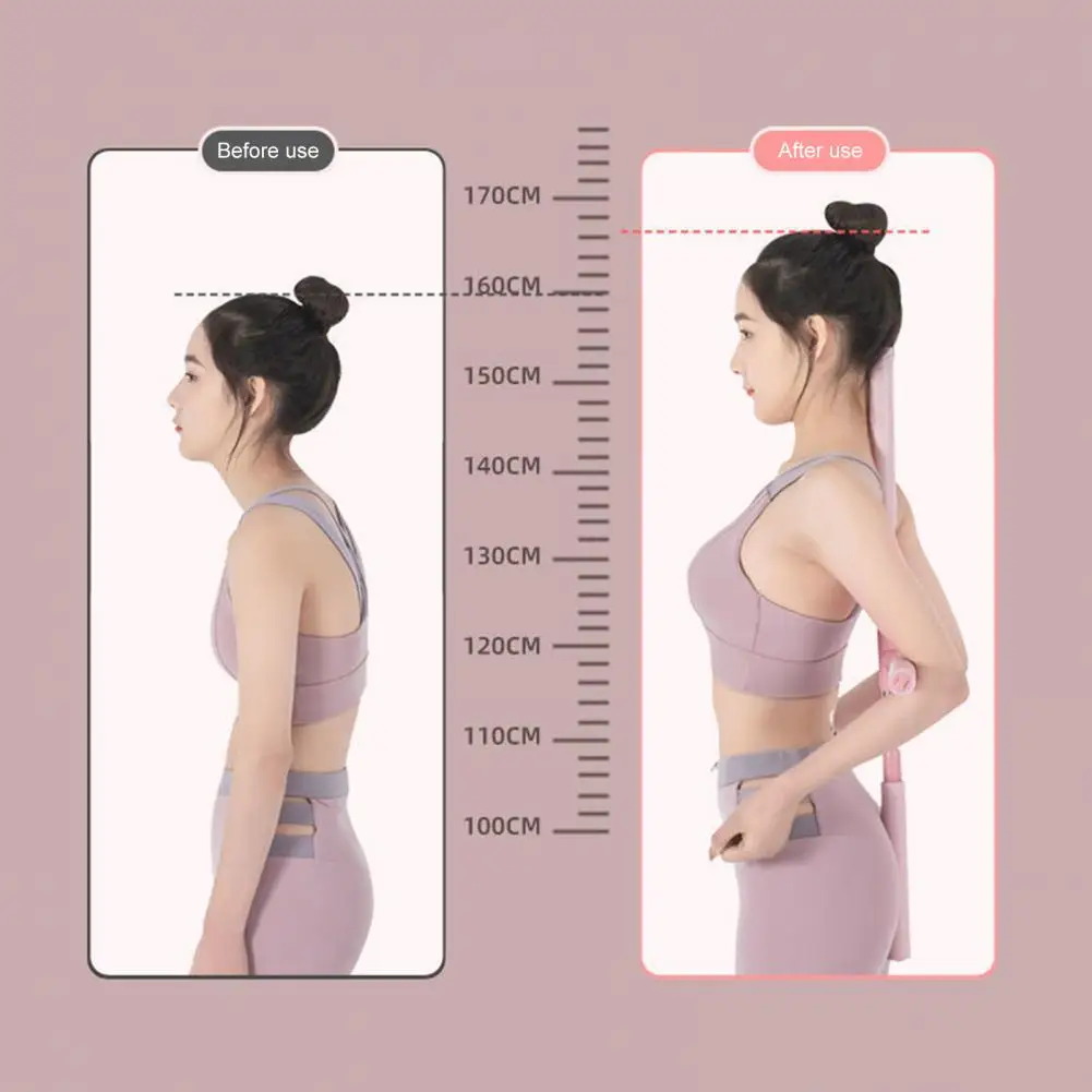 

Foam Professional Yoga Hunchback Corrector Wear-resistant Open Shoulder Stick Good Effect for Adults