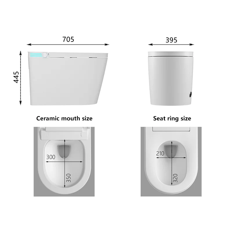 Apolloxy Декор китайский завод Современная легко устанавливаемая чаша для унитаза