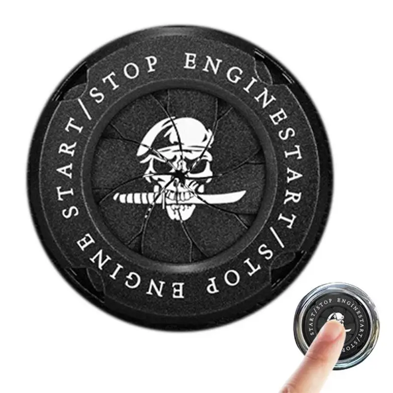 

Car Engine Start Button Cover Spin Engine Alloy Start Stop Button Cover Professional Protection Car Start Button Cover Car